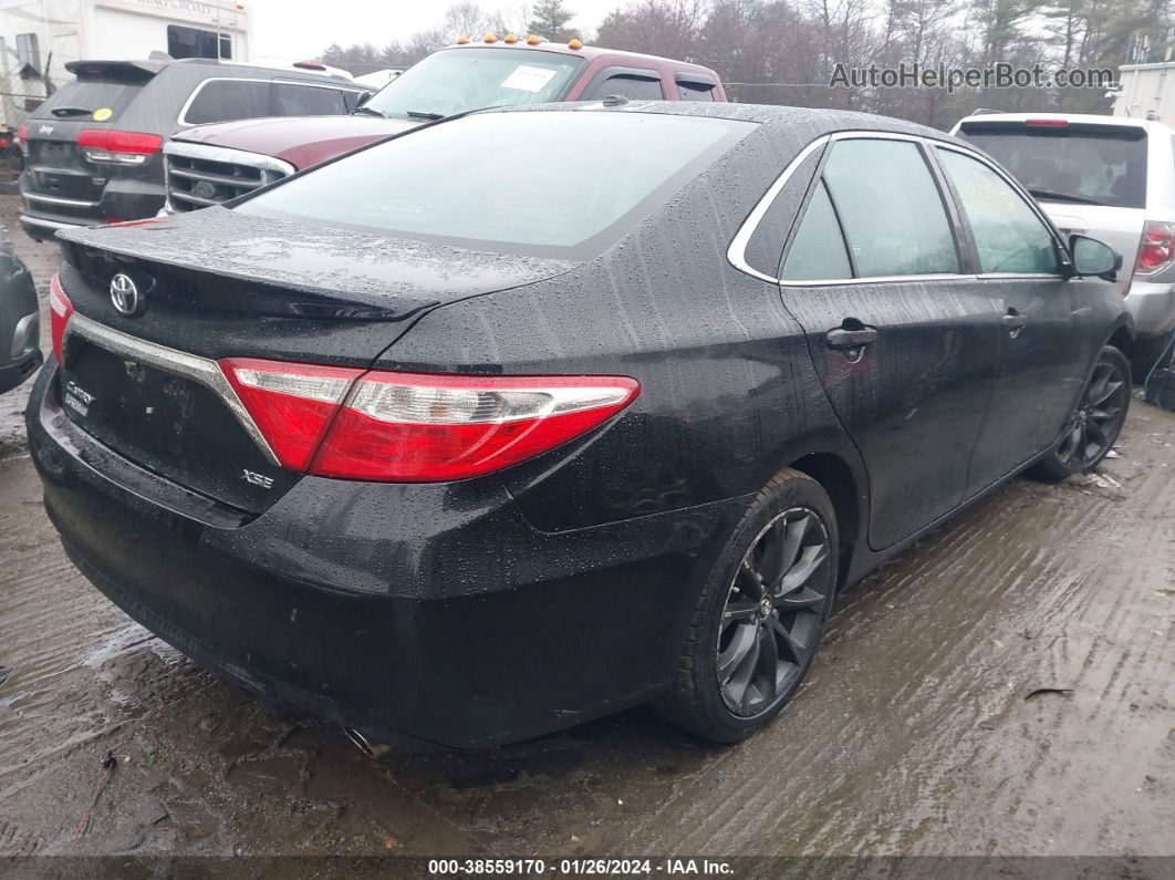 2016 Toyota Camry Xse Black vin: 4T1BF1FK4GU504720