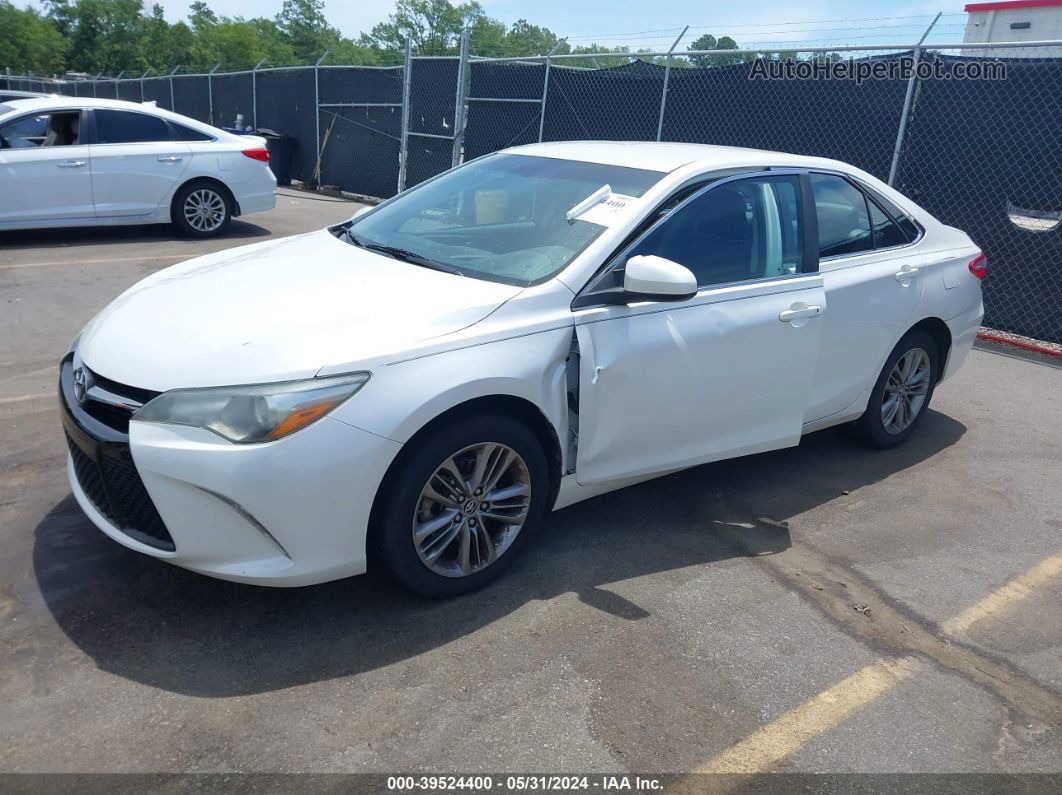 2016 Toyota Camry Se White vin: 4T1BF1FK4GU549463