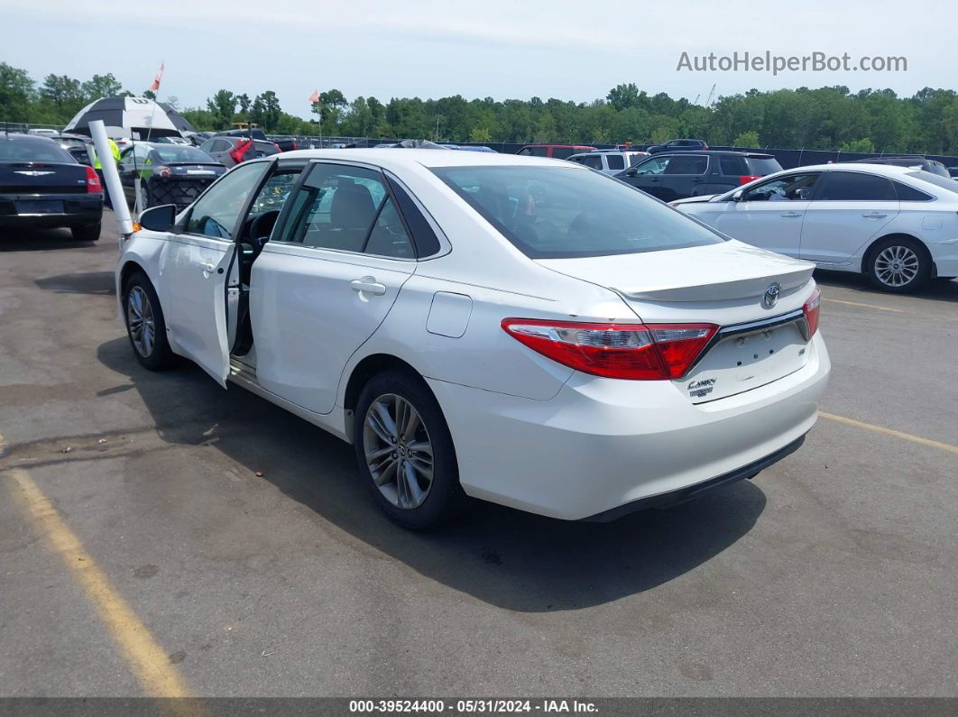 2016 Toyota Camry Se Белый vin: 4T1BF1FK4GU549463