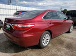 2016 Toyota Camry Le Red vin: 4T1BF1FK4GU558728