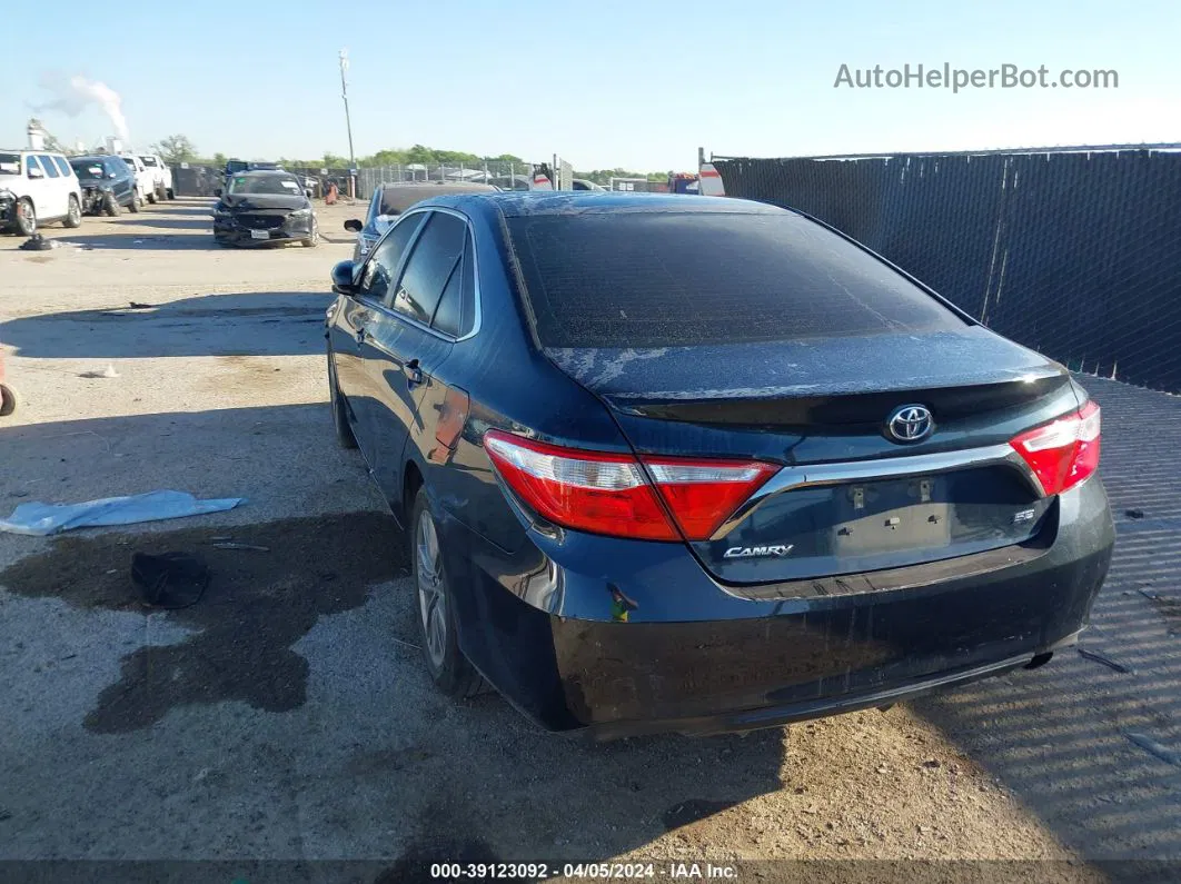 2016 Toyota Camry Se Black vin: 4T1BF1FK4GU569437