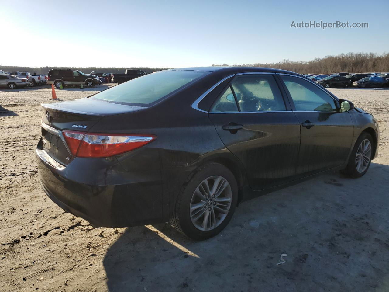 2016 Toyota Camry Le Черный vin: 4T1BF1FK4GU571575