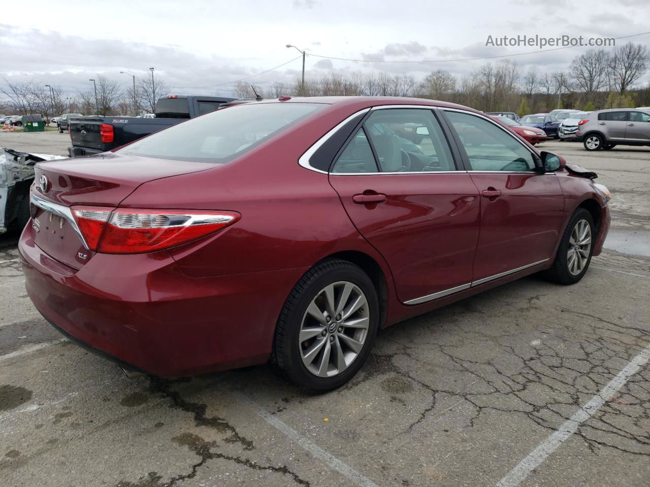 2016 Toyota Camry Le Burgundy vin: 4T1BF1FK4GU600413