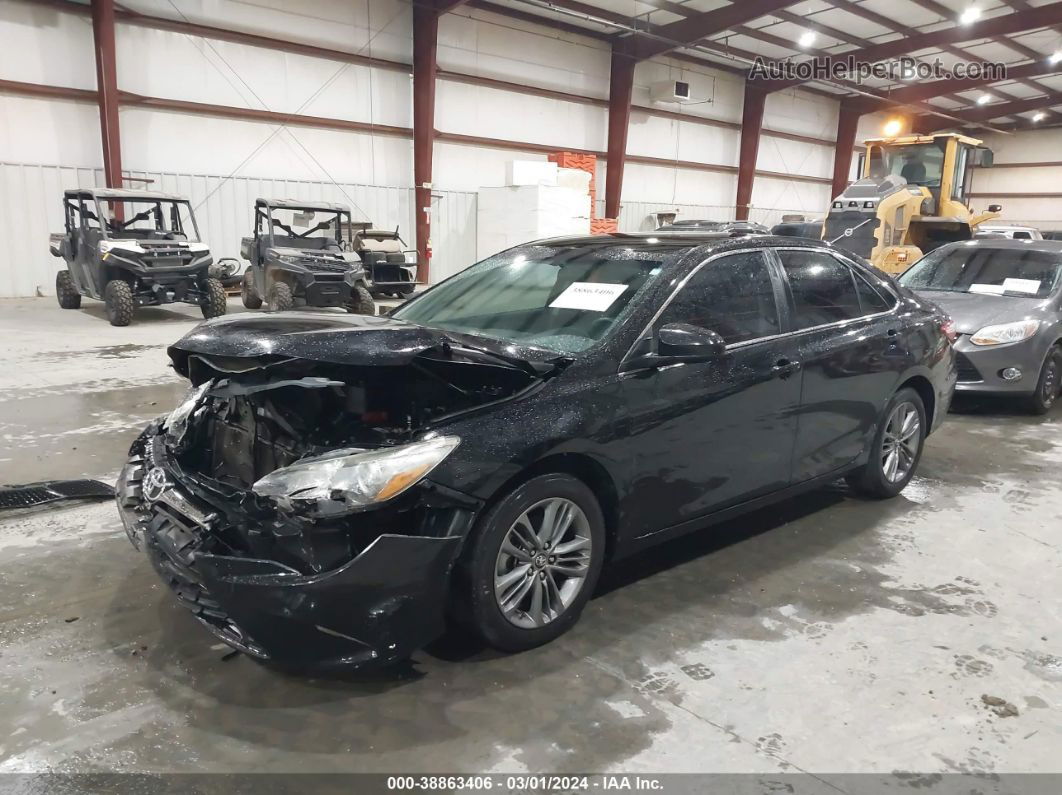 2017 Toyota Camry Se Black vin: 4T1BF1FK4HU297361