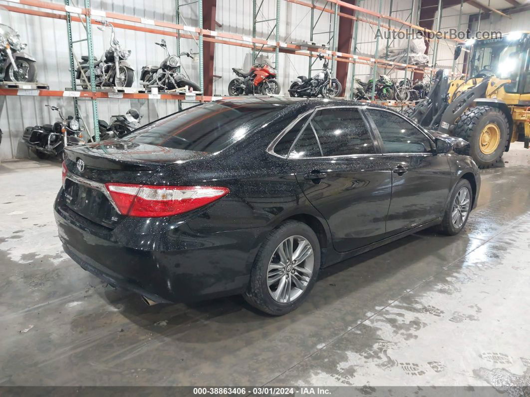 2017 Toyota Camry Se Black vin: 4T1BF1FK4HU297361