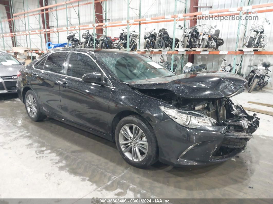 2017 Toyota Camry Se Black vin: 4T1BF1FK4HU297361