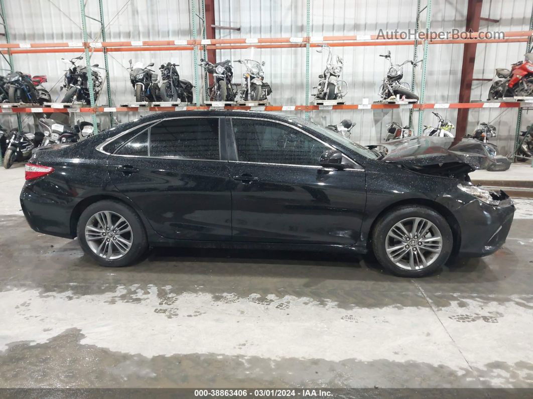 2017 Toyota Camry Se Black vin: 4T1BF1FK4HU297361