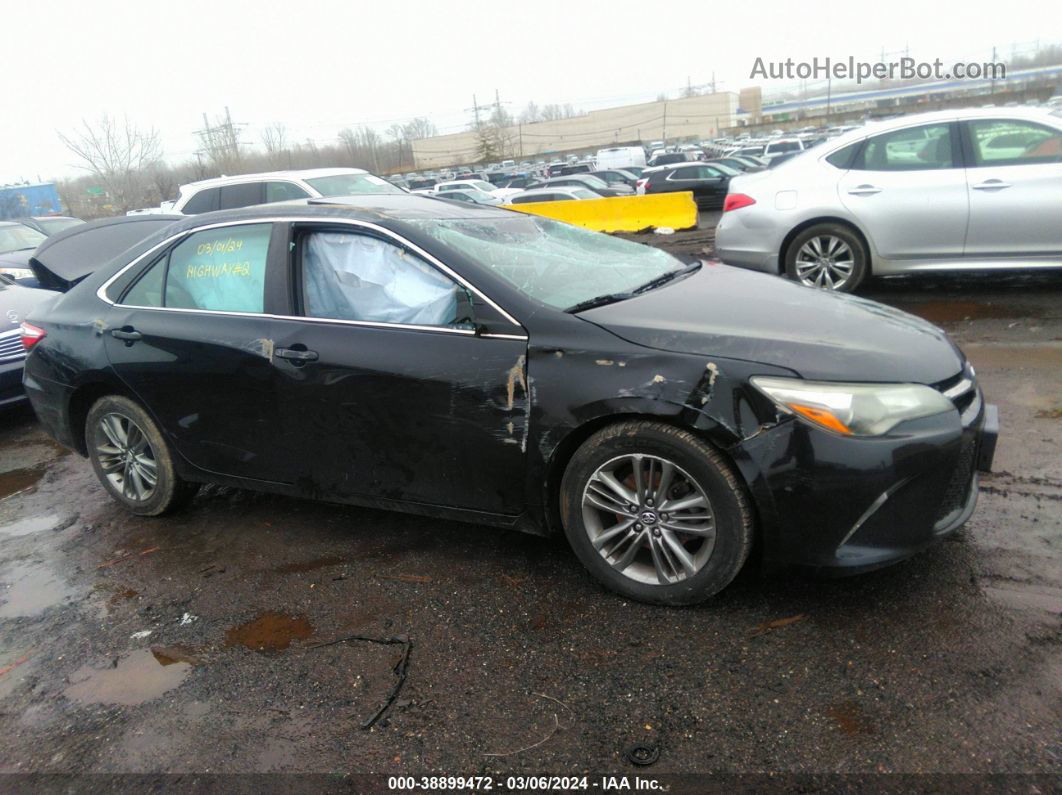 2017 Toyota Camry Se Black vin: 4T1BF1FK4HU301022