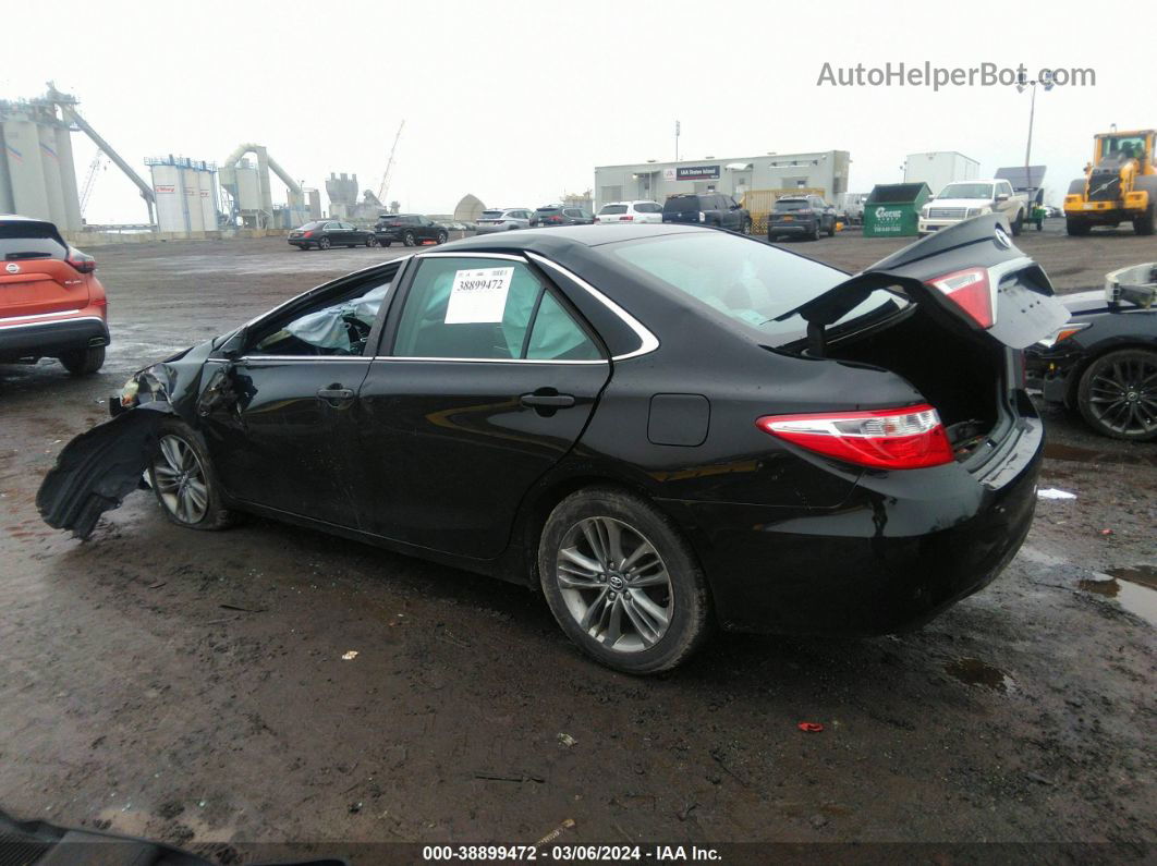 2017 Toyota Camry Se Black vin: 4T1BF1FK4HU301022