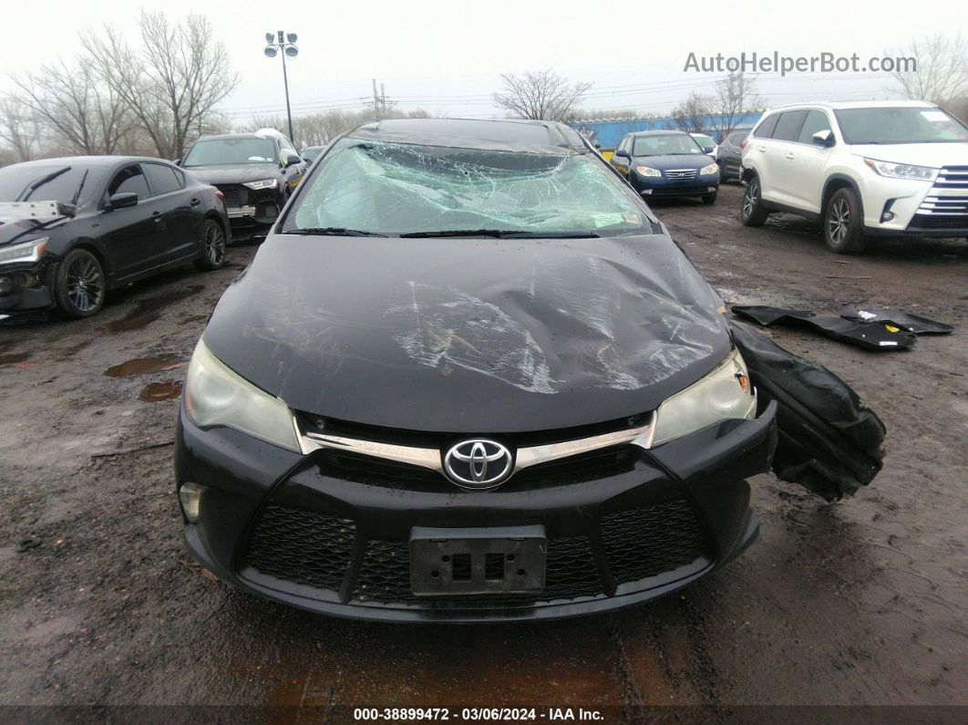 2017 Toyota Camry Se Black vin: 4T1BF1FK4HU301022