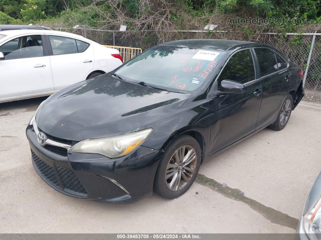 2017 Toyota Camry Se Черный vin: 4T1BF1FK4HU317169