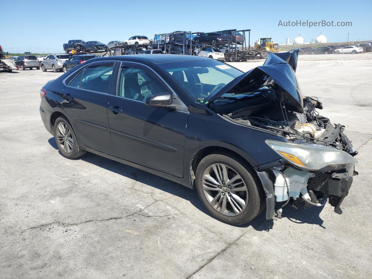 2017 Toyota Camry Le Black vin: 4T1BF1FK4HU371832