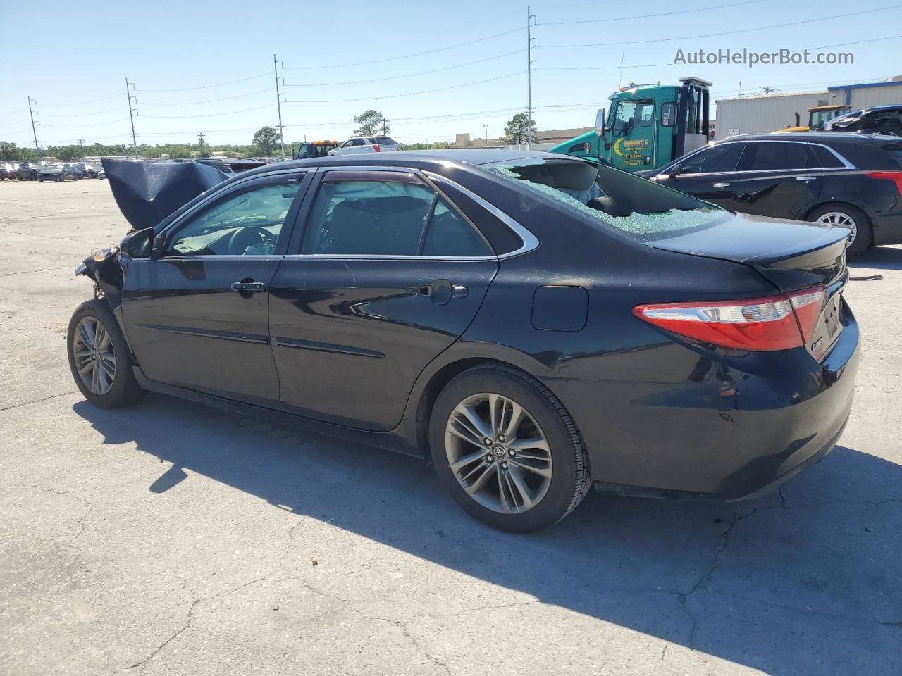 2017 Toyota Camry Le Black vin: 4T1BF1FK4HU371832