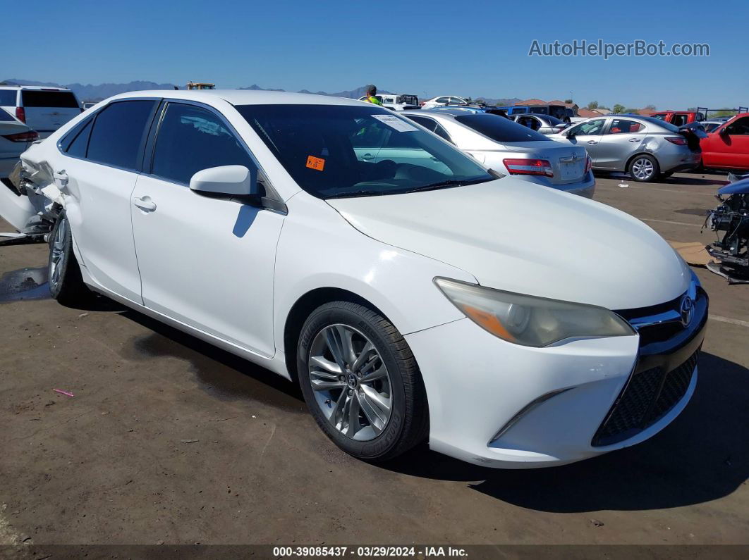 2017 Toyota Camry Se White vin: 4T1BF1FK4HU402559