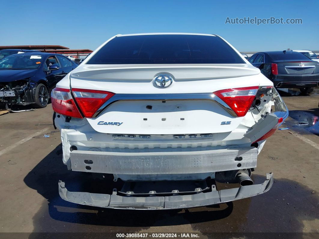 2017 Toyota Camry Se White vin: 4T1BF1FK4HU402559