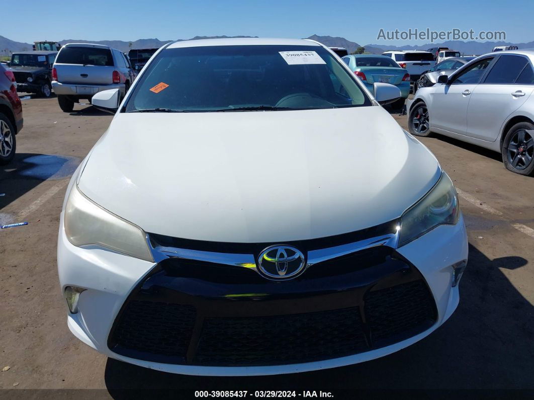 2017 Toyota Camry Se White vin: 4T1BF1FK4HU402559