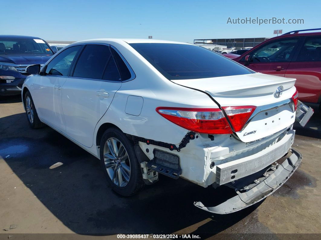 2017 Toyota Camry Se White vin: 4T1BF1FK4HU402559