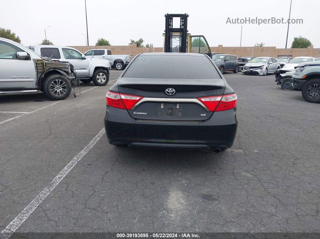 2017 Toyota Camry Se Black vin: 4T1BF1FK4HU642890