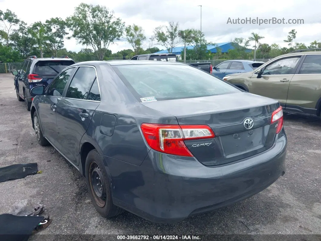 2012 Toyota Camry Le Gray vin: 4T1BF1FK5CU039598