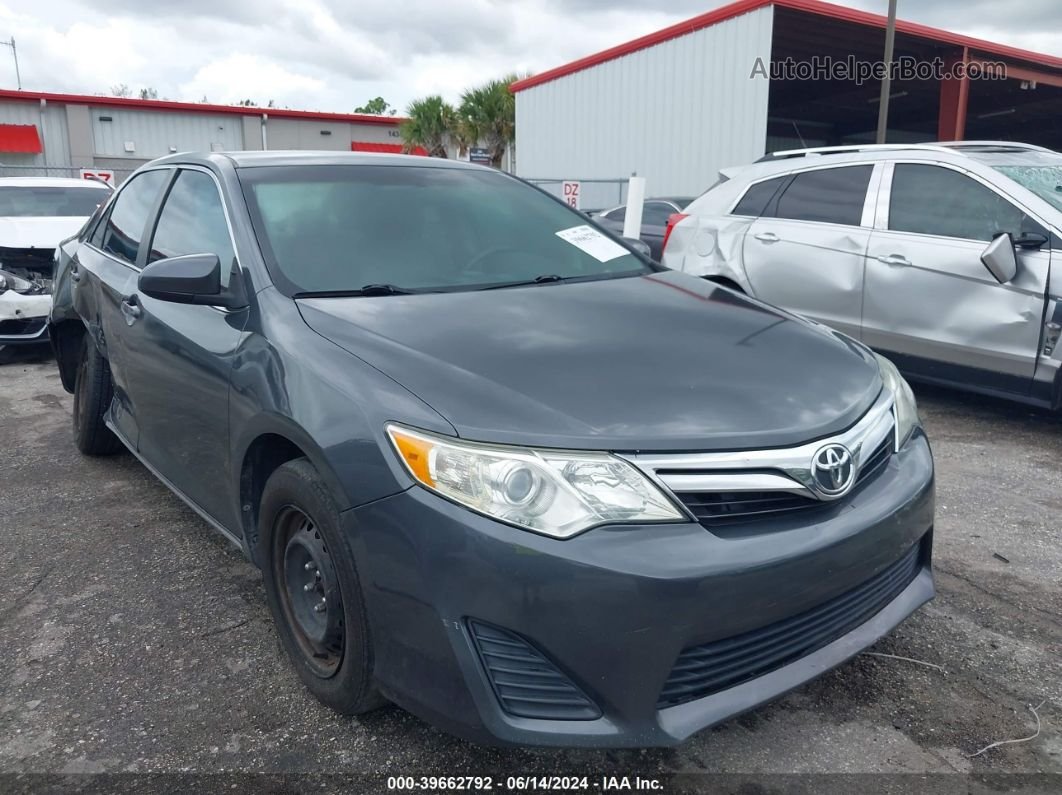 2012 Toyota Camry Le Gray vin: 4T1BF1FK5CU039598