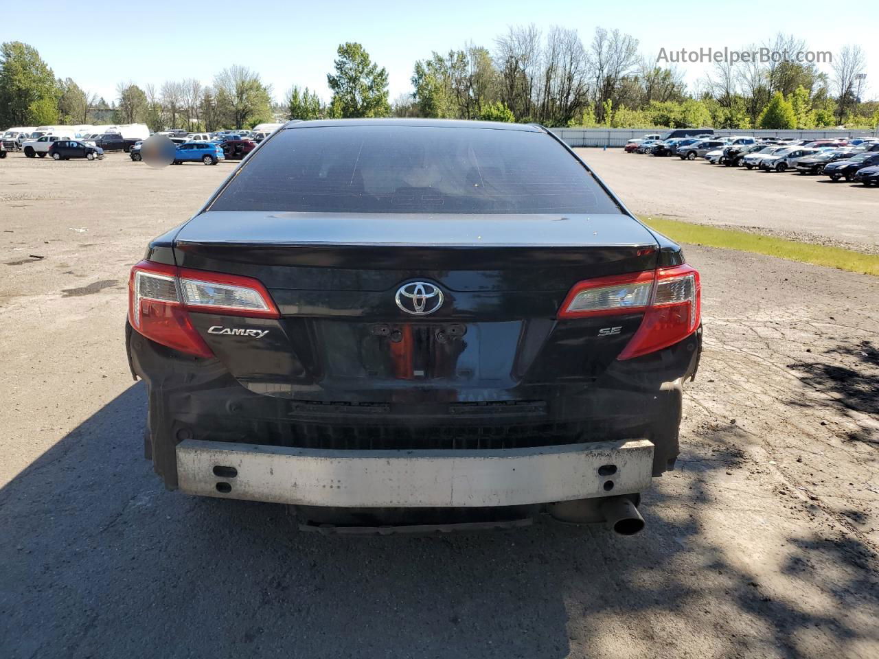 2012 Toyota Camry Base Black vin: 4T1BF1FK5CU053677