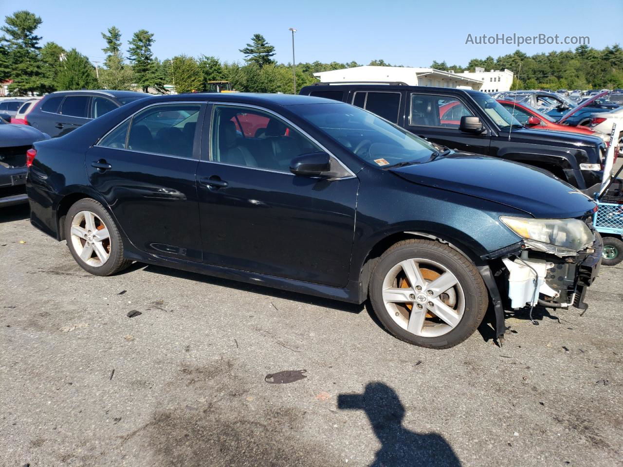 2012 Toyota Camry Base Black vin: 4T1BF1FK5CU057678