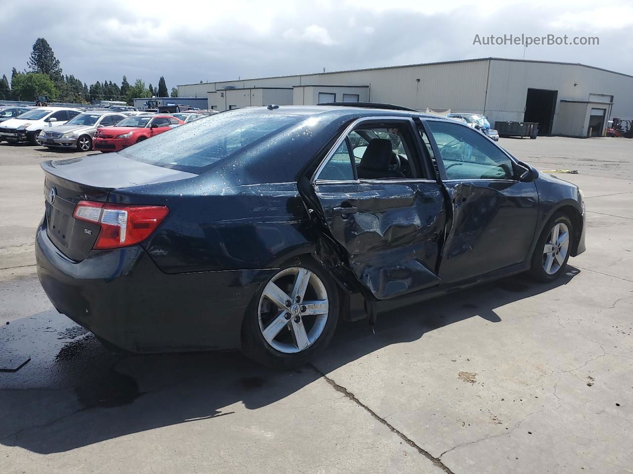 2012 Toyota Camry Base Black vin: 4T1BF1FK5CU129012