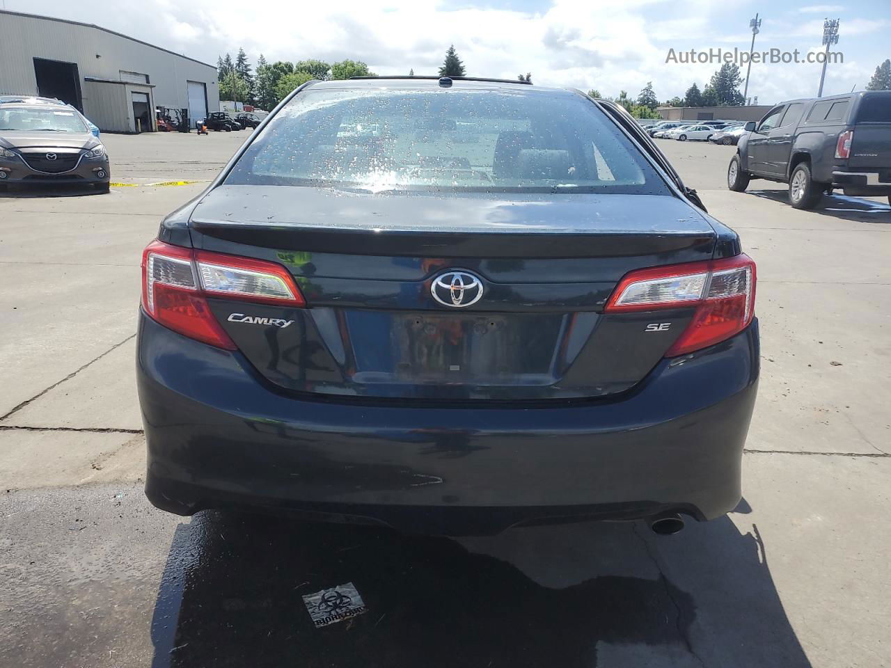 2012 Toyota Camry Base Black vin: 4T1BF1FK5CU129012