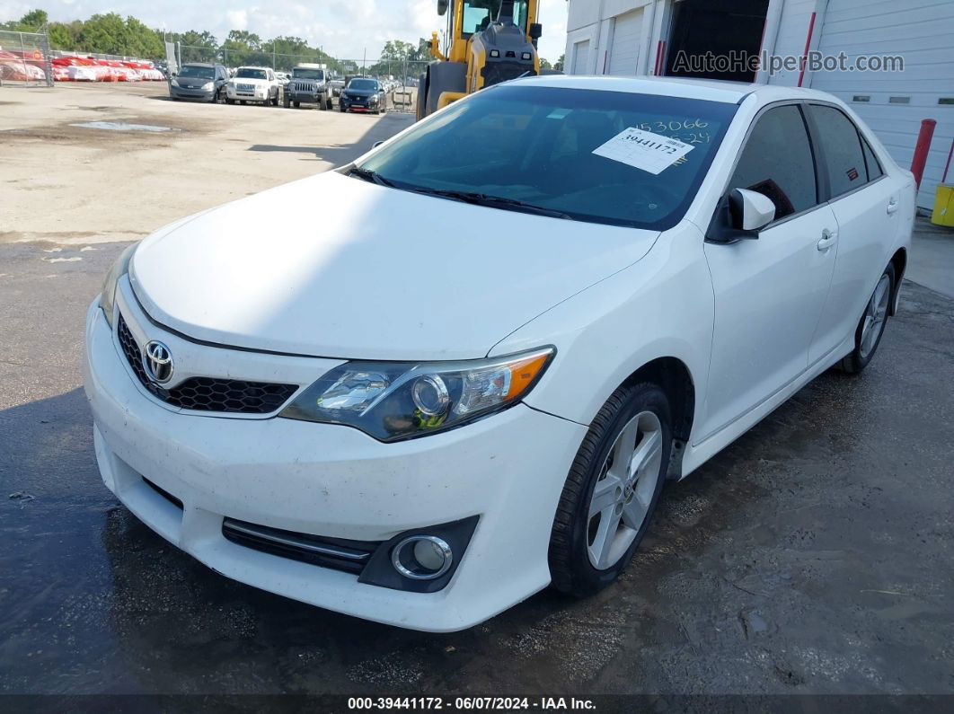 2012 Toyota Camry Se Белый vin: 4T1BF1FK5CU153066