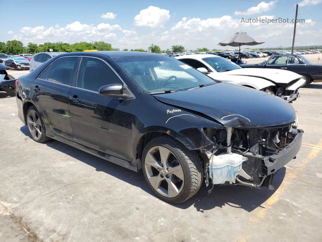 2012 Toyota Camry Base Black vin: 4T1BF1FK5CU165413