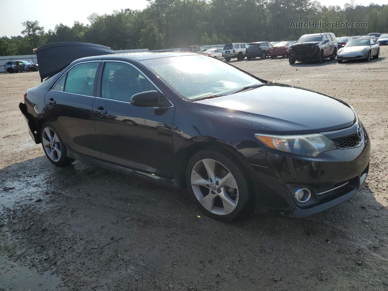 2012 Toyota Camry Base Черный vin: 4T1BF1FK5CU173317