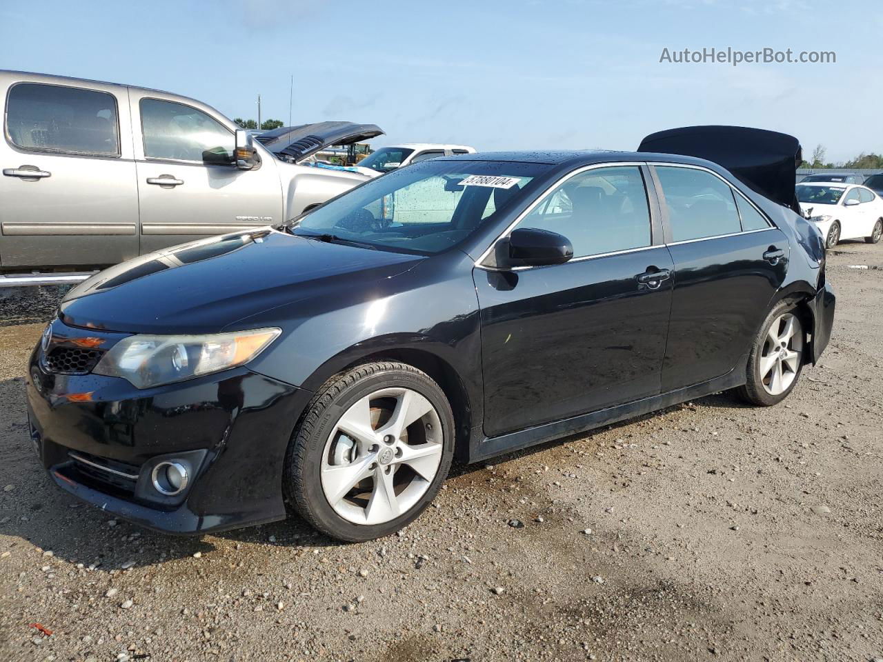 2012 Toyota Camry Base Черный vin: 4T1BF1FK5CU173317