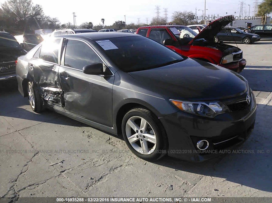 2012 Toyota Camry L/le/se/xle Gray vin: 4T1BF1FK5CU185483