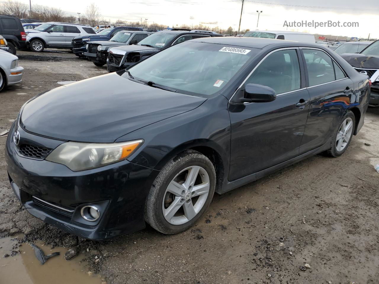 2012 Toyota Camry Base Black vin: 4T1BF1FK5CU571496