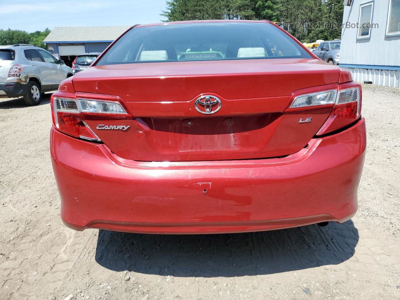 2012 Toyota Camry Base Red vin: 4T1BF1FK5CU577413