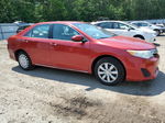 2012 Toyota Camry Base Red vin: 4T1BF1FK5CU577413