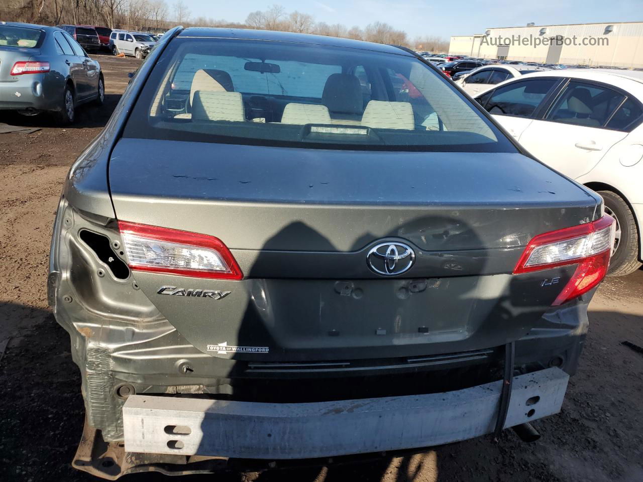 2012 Toyota Camry Base Gray vin: 4T1BF1FK5CU594891