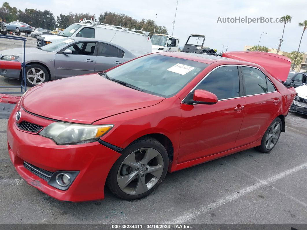 2012 Toyota Camry Se Limited Edition Red vin: 4T1BF1FK5CU612130