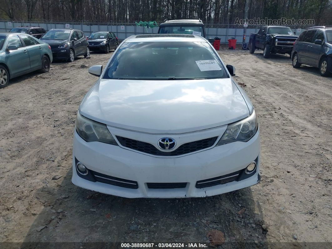 2012 Toyota Camry Se Limited Edition White vin: 4T1BF1FK5CU627680