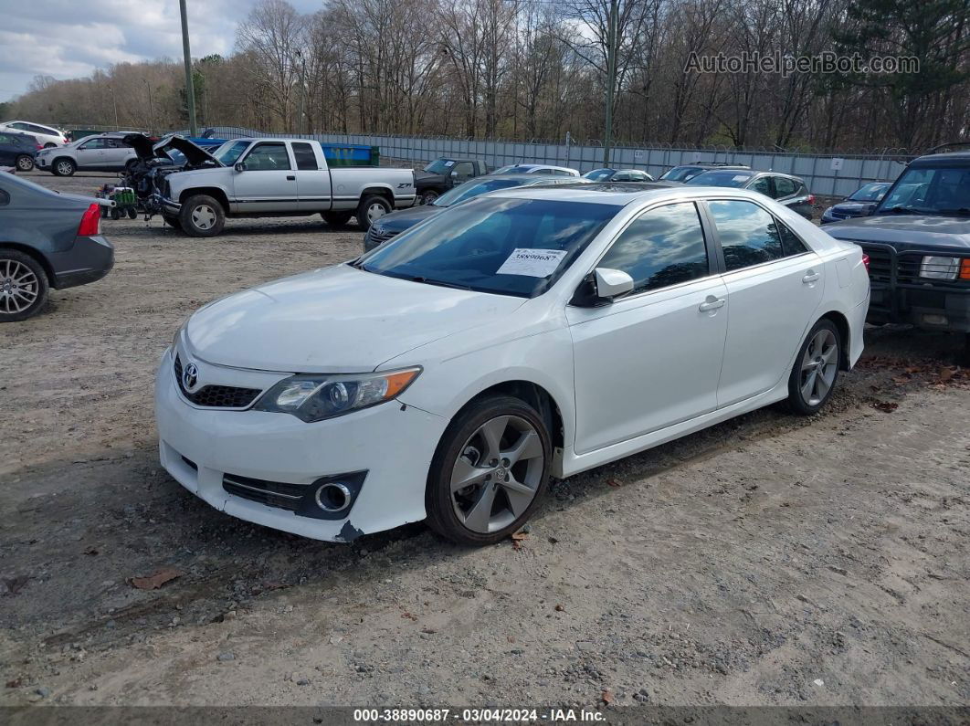 2012 Toyota Camry Se Limited Edition White vin: 4T1BF1FK5CU627680