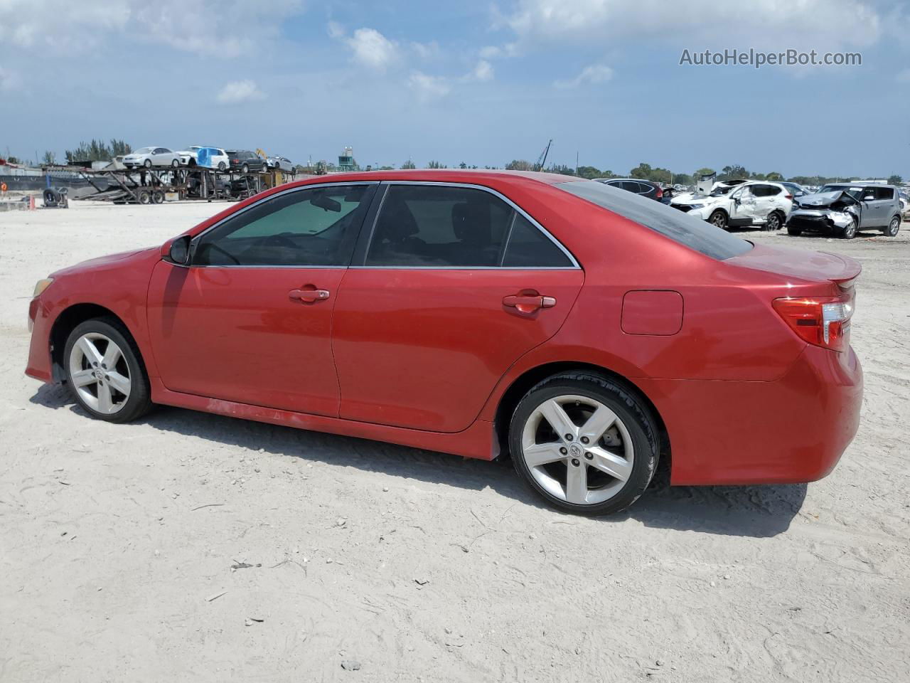 2012 Toyota Camry Base Red vin: 4T1BF1FK5CU630305