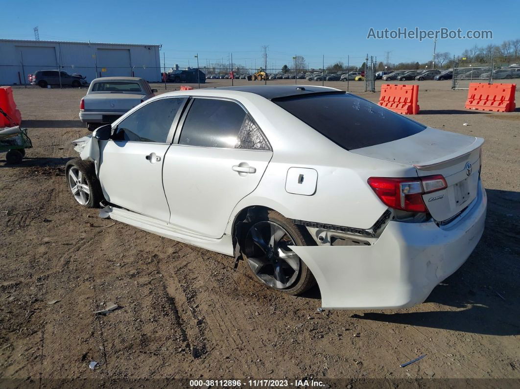 2012 Toyota Camry Se Limited Edition White vin: 4T1BF1FK5CU634564