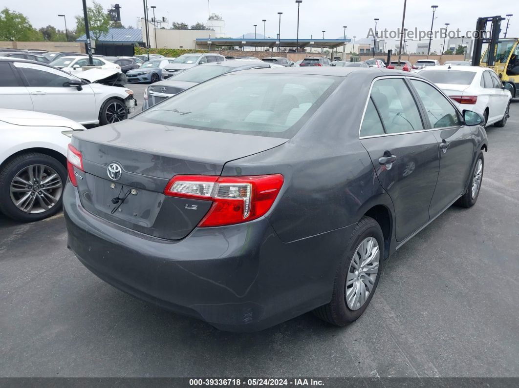 2013 Toyota Camry Le Gray vin: 4T1BF1FK5DU270177