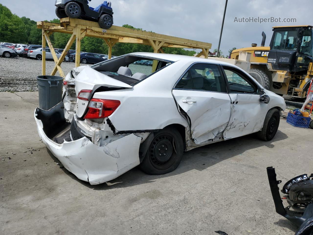 2013 Toyota Camry L White vin: 4T1BF1FK5DU270521