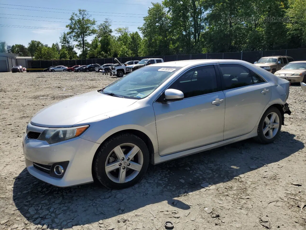 2014 Toyota Camry L Silver vin: 4T1BF1FK5EU332193