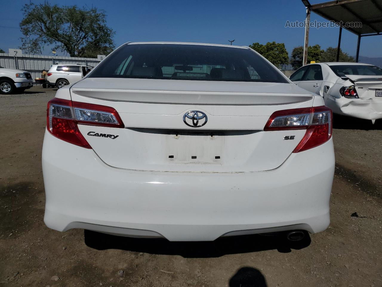 2014 Toyota Camry L White vin: 4T1BF1FK5EU341640