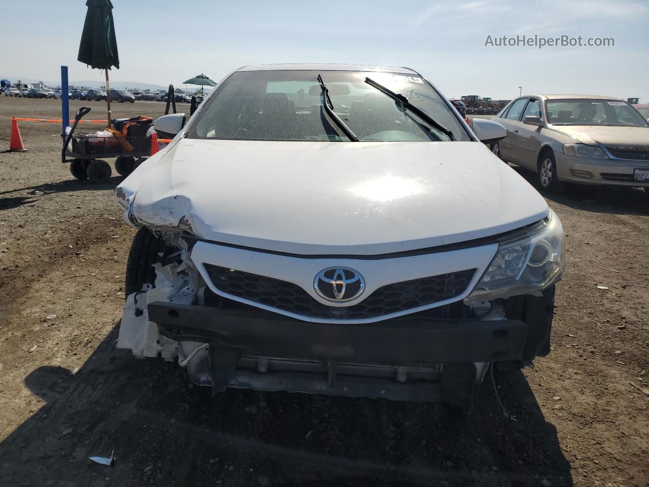 2014 Toyota Camry L White vin: 4T1BF1FK5EU341640