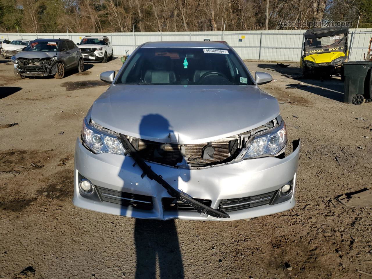 2014 Toyota Camry L Silver vin: 4T1BF1FK5EU359572