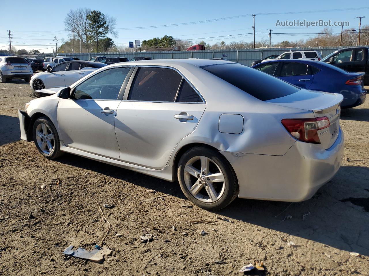 2014 Toyota Camry L Silver vin: 4T1BF1FK5EU359572