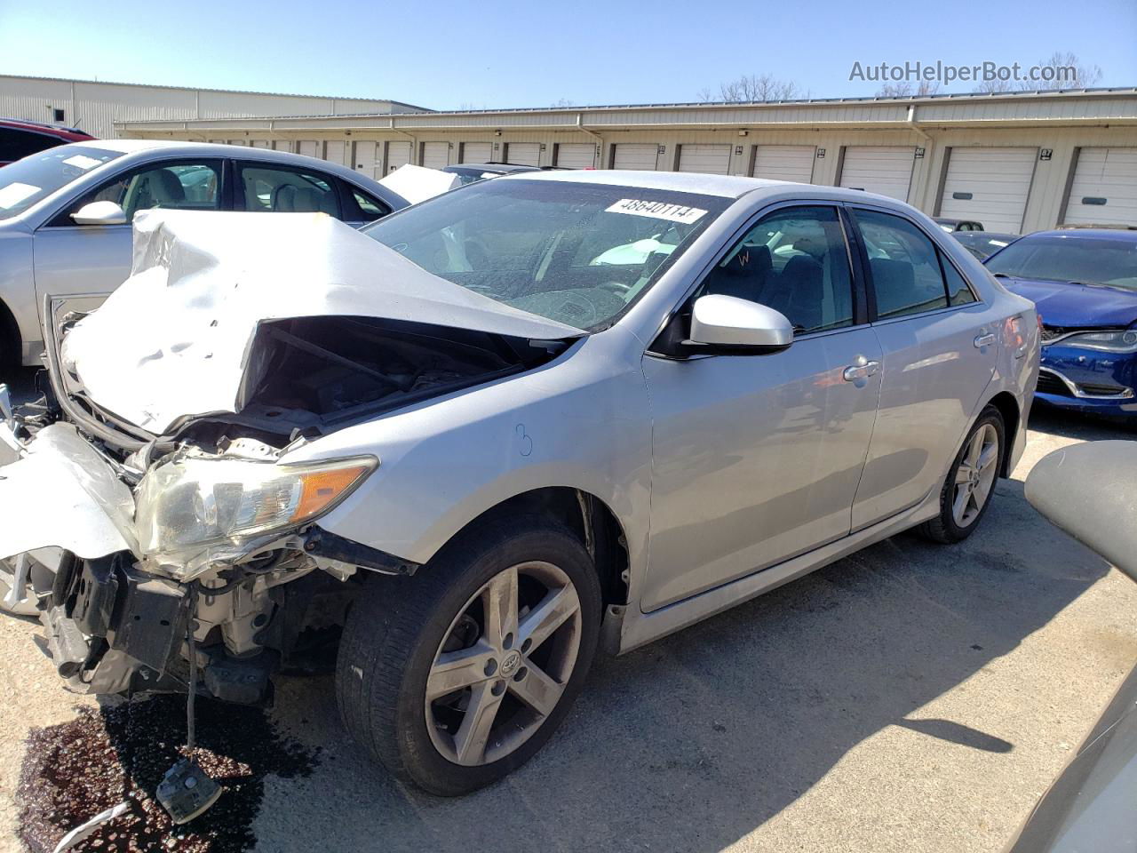 2014 Toyota Camry L Silver vin: 4T1BF1FK5EU418538